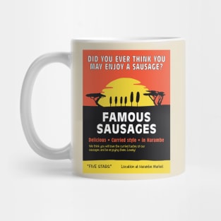 Animal Kingdom Harambe Famous Sausages Mug